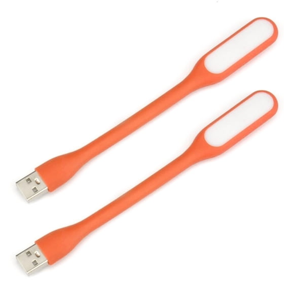 SDFGTstore 2 Pcs Mini USB Light Flexible Laptop Keyboard Light for Power Bank, USB Adapter
