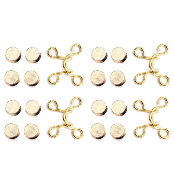 SDFGTstore 20 Pcs Waist Buckle Extender Set Nail-Free Waist Adjustment Button Jeans Buttoned Replacement Snap Tack Gifts for Women