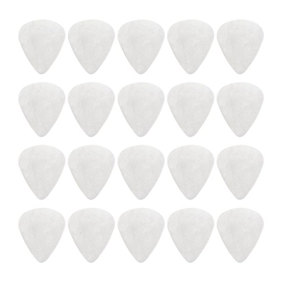 SDFGTstore 20Pcs Metal Electric Guitar Bass Pick Plectrum Stainless Steel Guitar Pick Plectrums Bright Vivid Sounds Guitar Pick