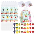 thumbnail image 1 of SDFGTstore 24Pcs Thank You Cards Resin Fruit Ornament Set with Drawstring Bag For Teacher Appreciation, 1 of 7
