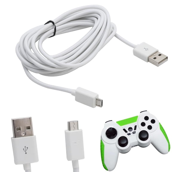 SDFGTstore 283cm Micro USB Charge Charging Power Cable For Game Controllers Cable