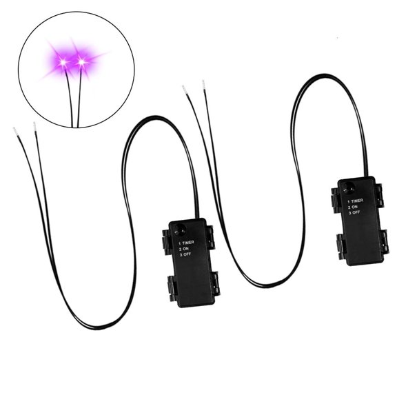 SDFGTstore 2Pcs Glowing Eyeball Light With Timer for Masks,Pumpkins,Tombstones, and Props