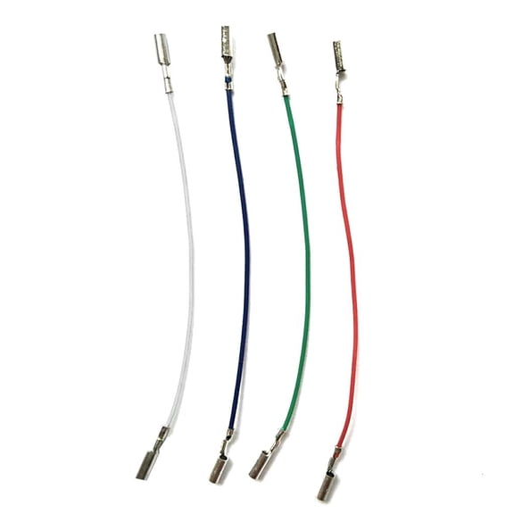 SDFGTstore 3/4PCS Cartridge Phono Cable Leads Header Wires for Turntable Phono Headshell