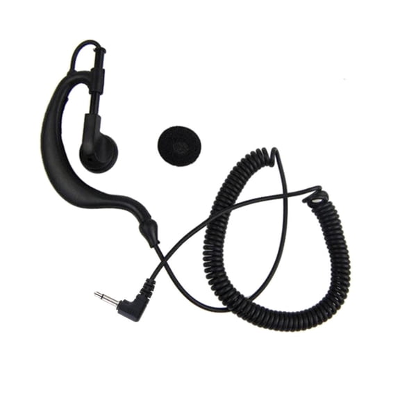 SDFGTstore 3.5mm Listen Only Soft Rubber Earpiece Headset For Radios Anti Noise Earpiece