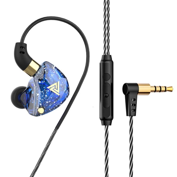 SDFGTstore 3.5mm Phone Gaming Headset for Smart Magic Sound Round Jack Noise Cancelling Volume Control In-ear Sports Earbuds Stereo