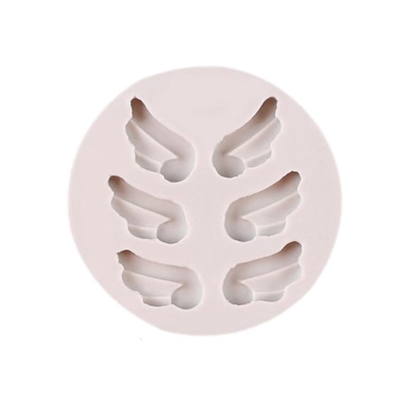 SDFGTstore 3D Angel Wings Shape Fondant Mold Biscuits Mold DIY Cartoon Press Baking Mold