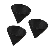 SDFGTstore 3PCS Black Felt Gardening Liners 12/14/16inch Plant Pot Inserts for Hanging Plant Planter Basket Liners Cone Shaped