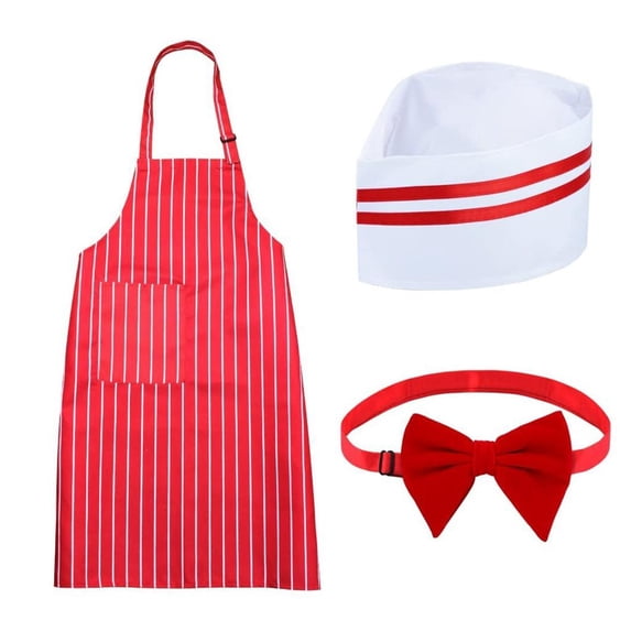 Waitress Kit SDFGTstore 3Pcs Waitress Costume 1950s Waiter Costume Kits Carnivals ...