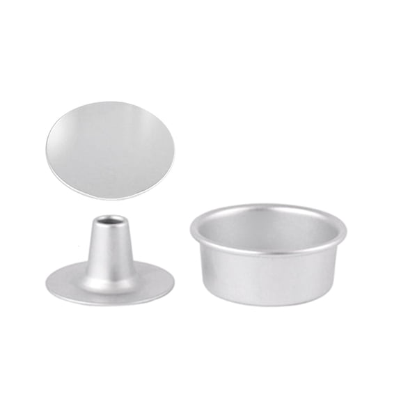 SDFGTstore 4/5/7/9/10Inch Aluminum Alloy Round Hollow Chiffon Cake Mold Angel Food Cake Pan