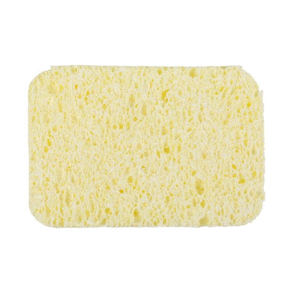 SDFGTstore 40pcs Kitchen Cleaning Sponge Wood Pulp Scouring Pad Removing Rust Wiping Rag