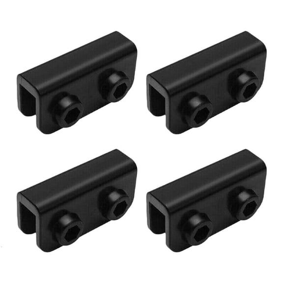 SDFGTstore 4Pcs 2 Way Gazebo Tent Rectangular Bracket Set Camping Canopy Replacement