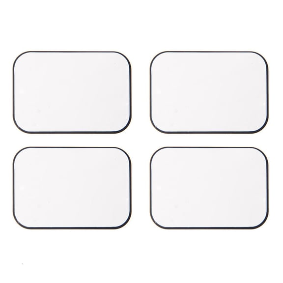 SDFGTstore 4Pcs Replacement Metal Rectangular Magnetic Plate Sticker For Phone Mount Holder