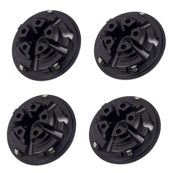 SDFGTstore 4Pcs Universal 8Inch Golf Cart Hub Caps Protector Rims Easy to Installation