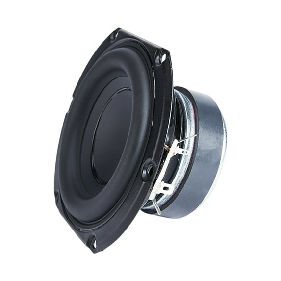 SDFGTstore 4ohm 25W Super Bass Woofer 4In Subwoofer Speakers Music Bookshelf Loudspeaker HiFi Home Sound Theater Bass Speakers