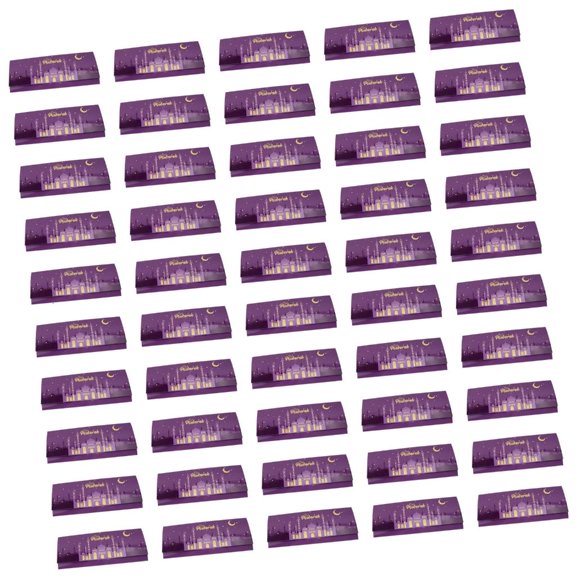 SDFGTstore 50pcs Elegant Money Holders Cards for Family and Friend Islamic Celebration Card