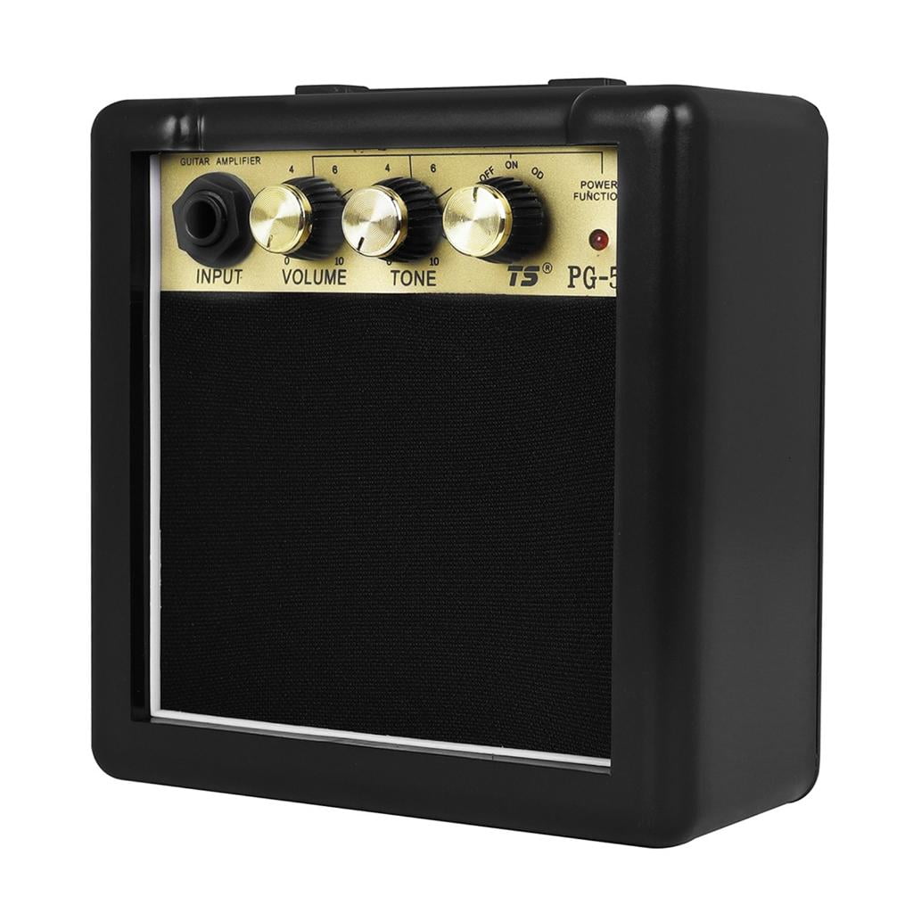 SDFGTstore 5W Guitar Amplifier Rechargeable Guitar Amp Portable Acoustic Electric Guitar Speaker Musical Instrument Parts