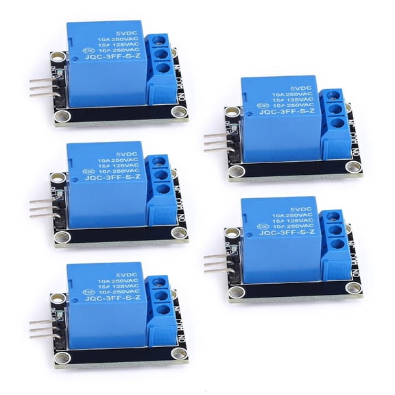 SDFGTstore 5pcs Plastic Relays Modules Electronic Control Relays Modules Board for Development