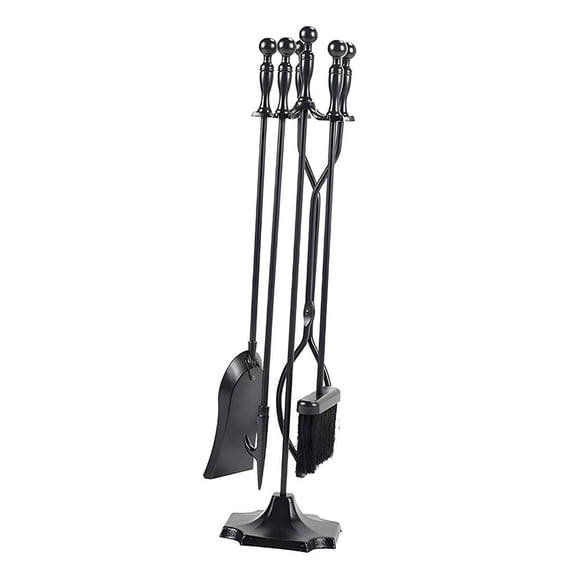SDFGTstore Multiunctional Iron Fireplaces Tool Set For Indoor Outdoor Hearths Maintenance