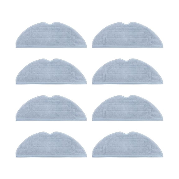 SDFGTstore 6/8/12Pcs Vacuum Mop Replacement Pads for S8 Plus Reusable Hard Floor Cloth Wet Replacement Microfiber Soft Pad