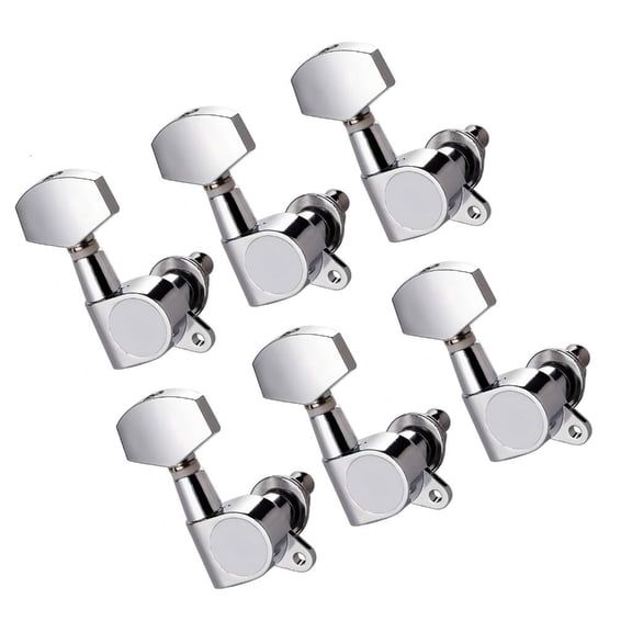 SDFGTstore 6Pcs Locking Guitar String Tunings Pegs Zinc Alloy Machine Head Tuners Tunings Key for Electric Acoustics Guitar