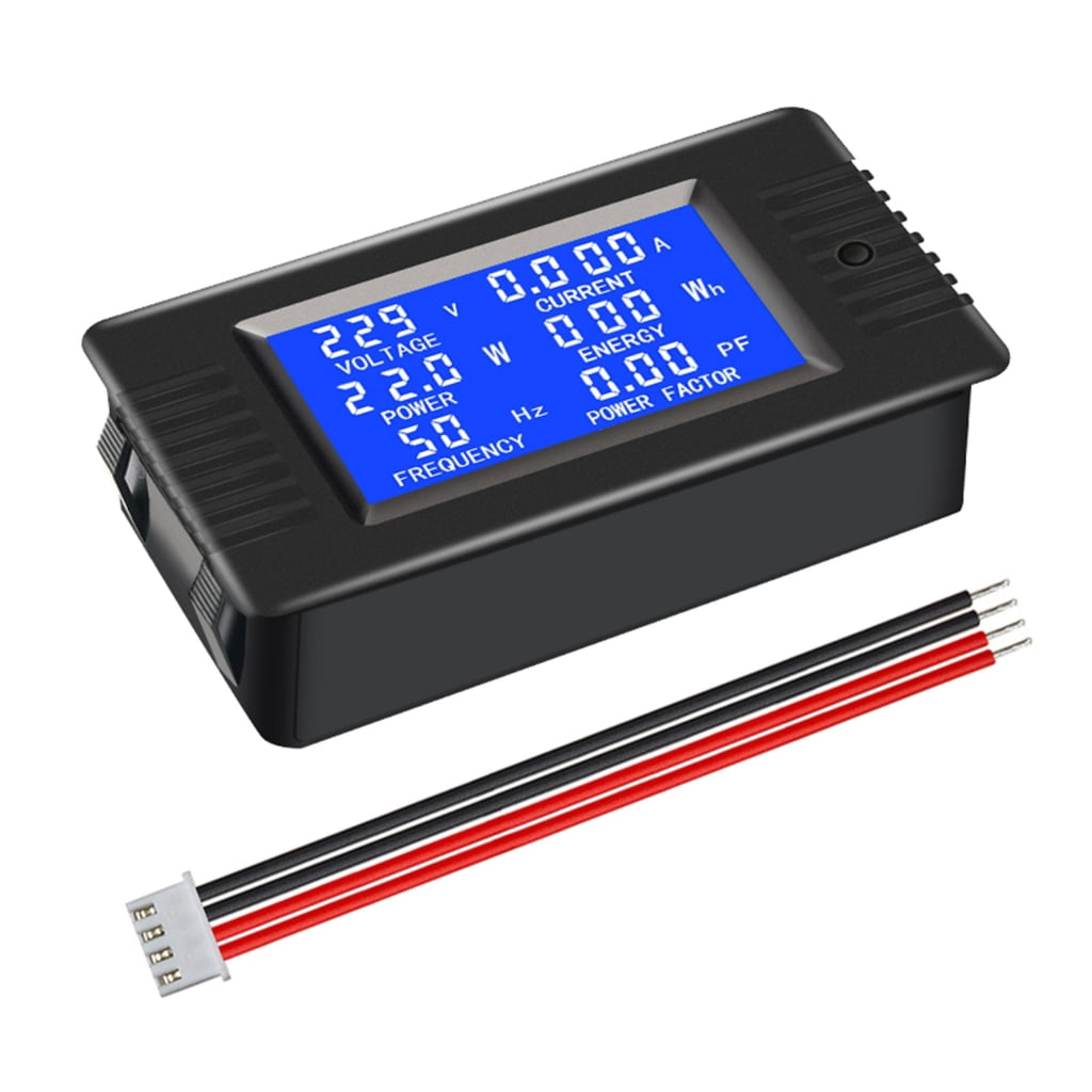 Current Metre Display SDFGTstore 80-260V LCD Multimeter Current Voltage Power Energy Meter ...