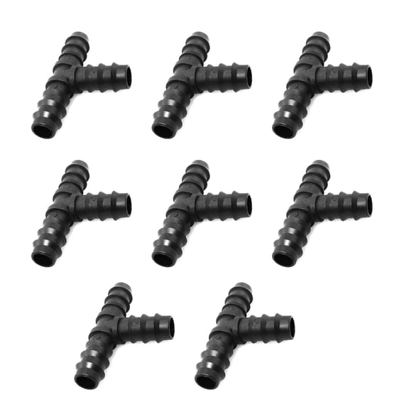 SDFGTstore 8Pcs Garden Hose End Plug 1/2inch 16mm Plastic Drip Irrigation Connector