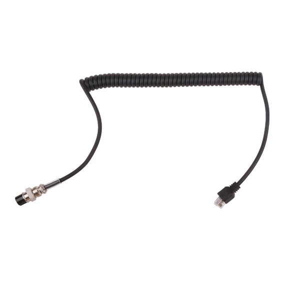 SDFGTstore 8Pin to RJ45 Wire Microphone Speaker Spring Line For FT-847 FT840 Radio