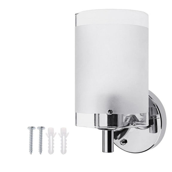SDFGTstore AC85-265V E27 LED Wall Light Modern Glass Decorative Lighting Sconce Fixture Lam