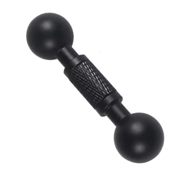 SDFGTstore Adjustable 17mm Double Ball Head Extension Rod Adapter Suitable For Car Air Outlet Phone Holder & Dashboard Camera Mount