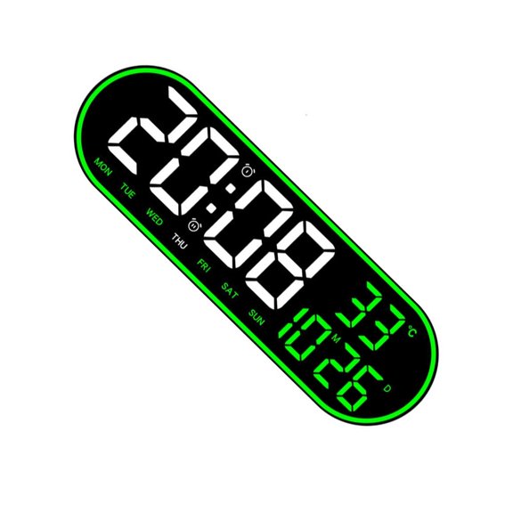 SDFGTstore Alarm Clock Wall Mount Desktops Clock Easily Setting Bed side Clock