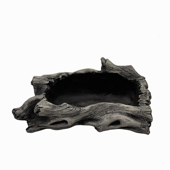 SDFGTstore Artificial Driftwood Succulents Planter Resin Tree Stumps Sculpture Rustics Cactus