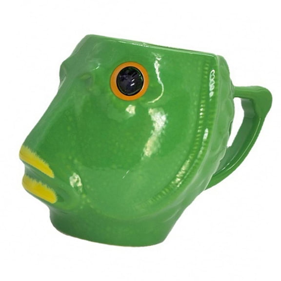 SDFGTstore Artistic Cup Coffee Cup Fish Head Shape Ceramic Texture Offering Insulation
