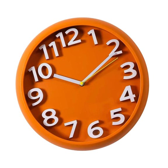 SDFGTstore Artistic Floating Numerals Wall Clock Easy Reading Display Battery Operated Gift