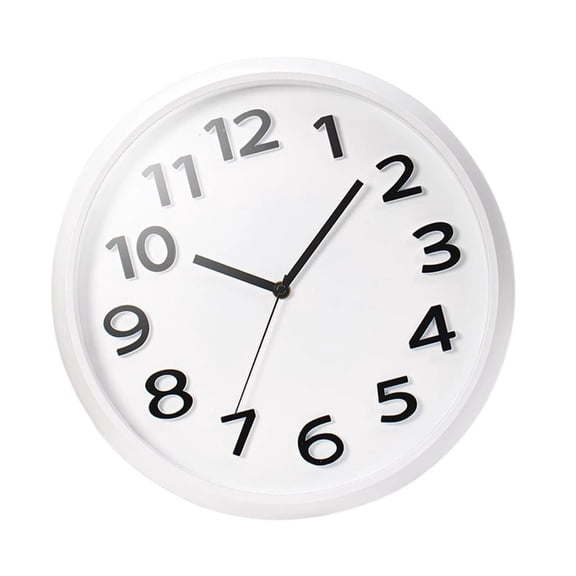 SDFGTstore Artistic Floating Numerals Wall Clock Easy Reading Display Battery Operated Gift