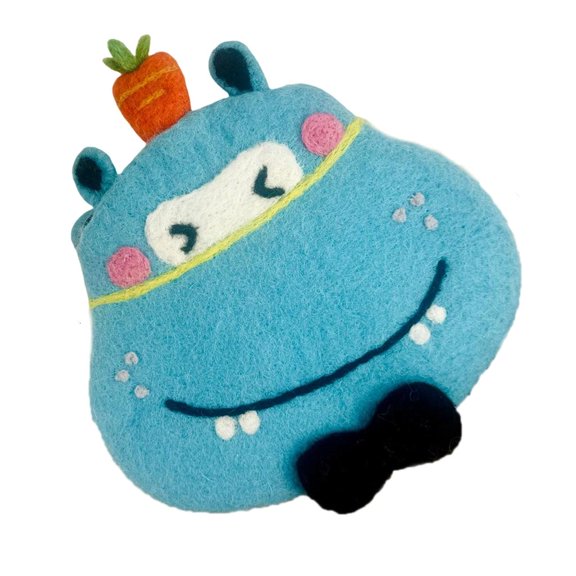 SDFGTstore Artistic Woolen Coaster Collection Absorbent Spill Guard Fun Office Desk Decorations Themed Felt Table Mats Nonslip Bottom Heat Resistant Homes Kitchen Use