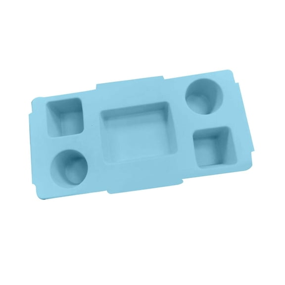 SDFGTstore Beach Bag Snacks Serving Tray with 5 Compartments Bag Top Phone Holder Enduring