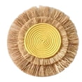 thumbnail image 1 of SDFGTstore Boho Vintage Rattan Straw Wall Hanging for Sun Moon Decor Moroccan Woven Tapestr, 1 of 10