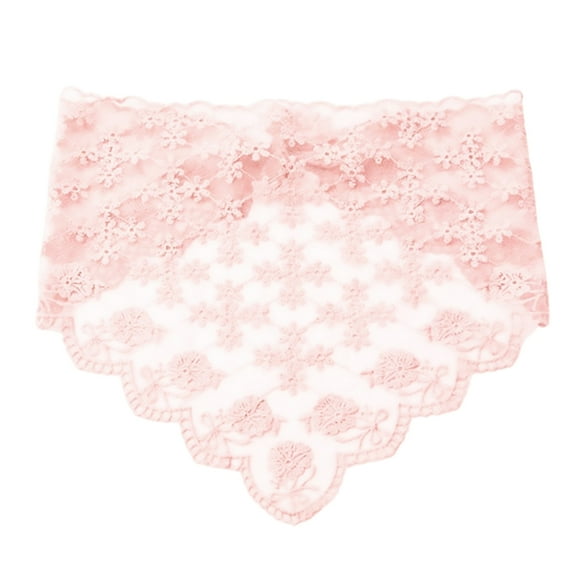 SDFGTstore Breathable Lace Flower Headscarf French Styles Vacation Headwrap for Hairstyles