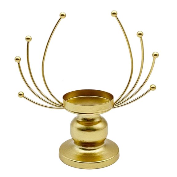 SDFGTstore Candle Holder Candle Stick Iron Candlestick for Table Mantels Wedding House Gift