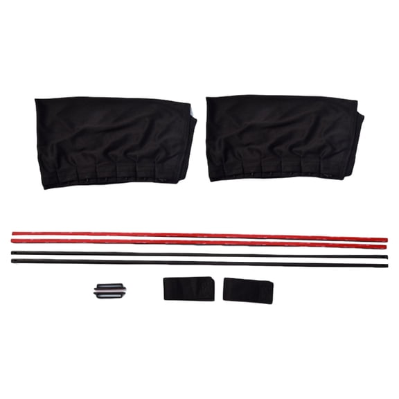 SDFGTstore Car Side Window Curtain Removable Slide Car Curtain Foldable Sun Shade Car Shade for Window Automobile Accessories