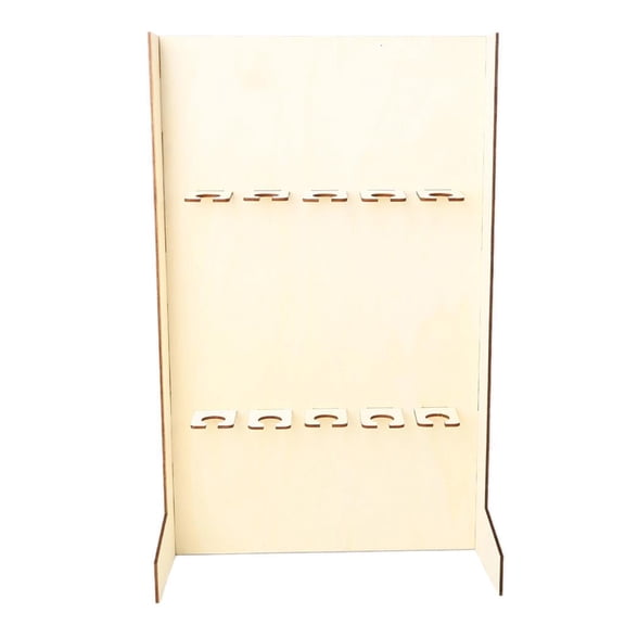 SDFGTstore Champagne Wine Drinks Holder Wall Stand Wooden Rack Birthday Wedding Party Decorations