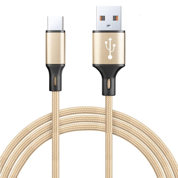 SDFGTstore Charger Cord Portable Fast Charging Wire Sync Data Transfer Cable for Smartphone Tablet USB Type-C Nylon Braided Line