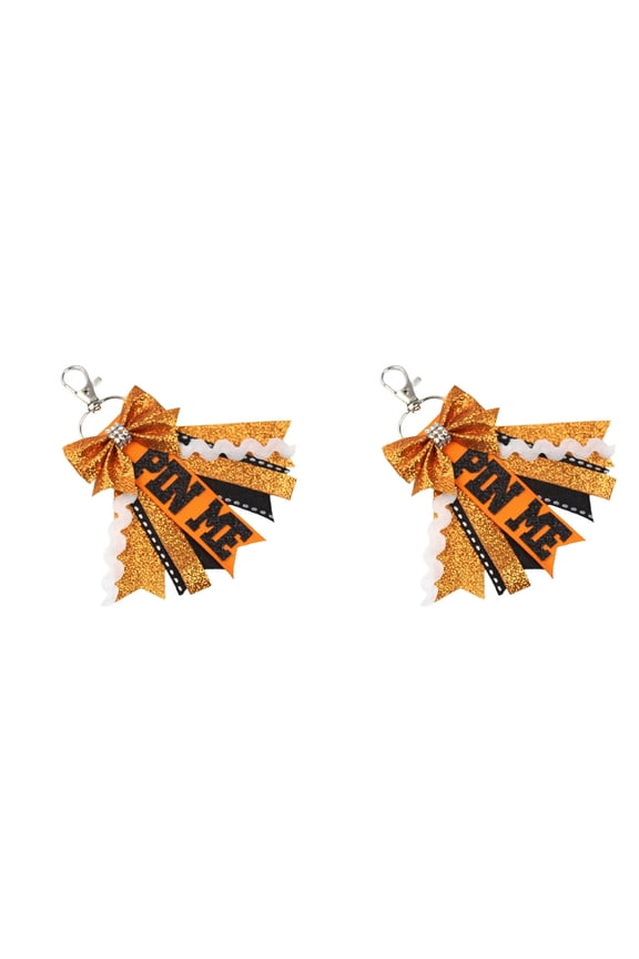 Cheer Bows Keychains Bowknot Key Rings for Teen Girl Colorful Keychains