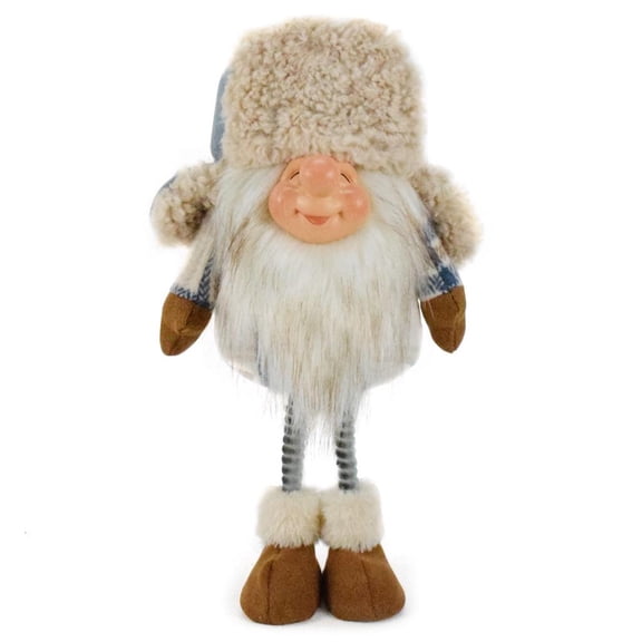 SDFGTstore Christmas Elf Doll Table Ornament Plush Dwarf Doll for Tiered Tray Decoration