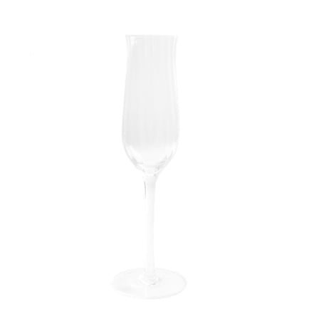 SDFGTstore Clear Champagne Flutes Tulip Modern Glasses Cocktail Wine Cup for Home Bar Party