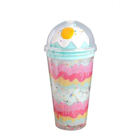 SDFGTstore Cold Storage Cup for Creative Modeling PP Material Water Cups Cute Ice Mugs for