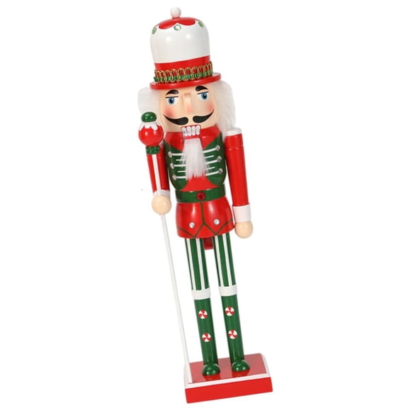 SDFGTstore Collectible 50CM Nutcrackers Figurine with Candy Ornament for Festival Ambiances
