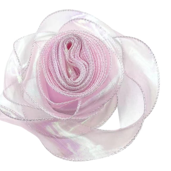 SDFGTstore Colorful Flower Arrangement Ribbon for Creative Projects Elegant Gift Wrapping Decoration Handmade Craft Supplies