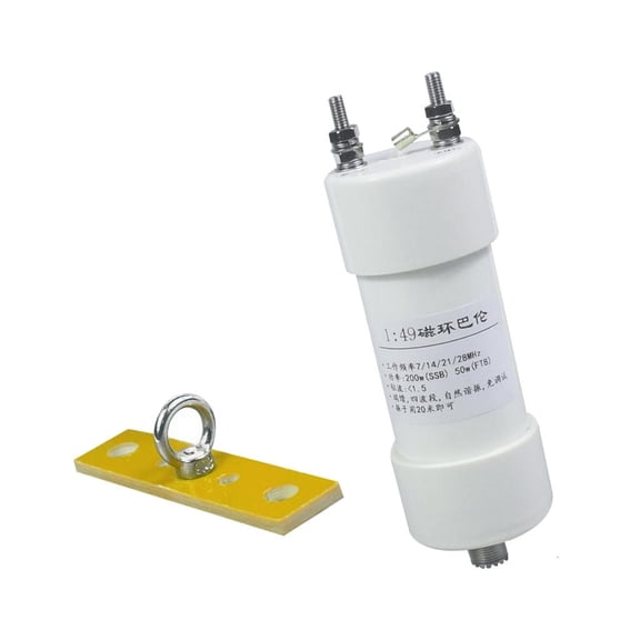 SDFGTstore Compact & Efficient 1:49 Magnetic Balun 12cm for Enhances Radio Communication