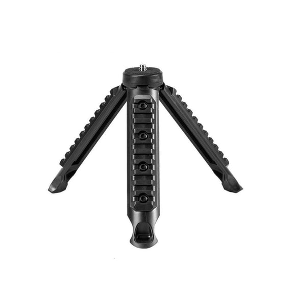 SDFGTstore Compact Folding Tripod Base for Pocket Flashlight Keychain Lamp Stable Base
